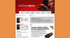 Desktop Screenshot of brazilsky-keratin.cz