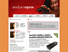 Tablet Screenshot of brazilsky-keratin.cz